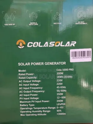 Winock 1000 Pro 300w Solar Power Station – Compact Reliable