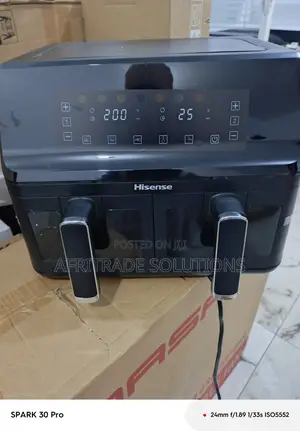 Hisense 8l Air Fryer – Sleek Design, Powerful Heating