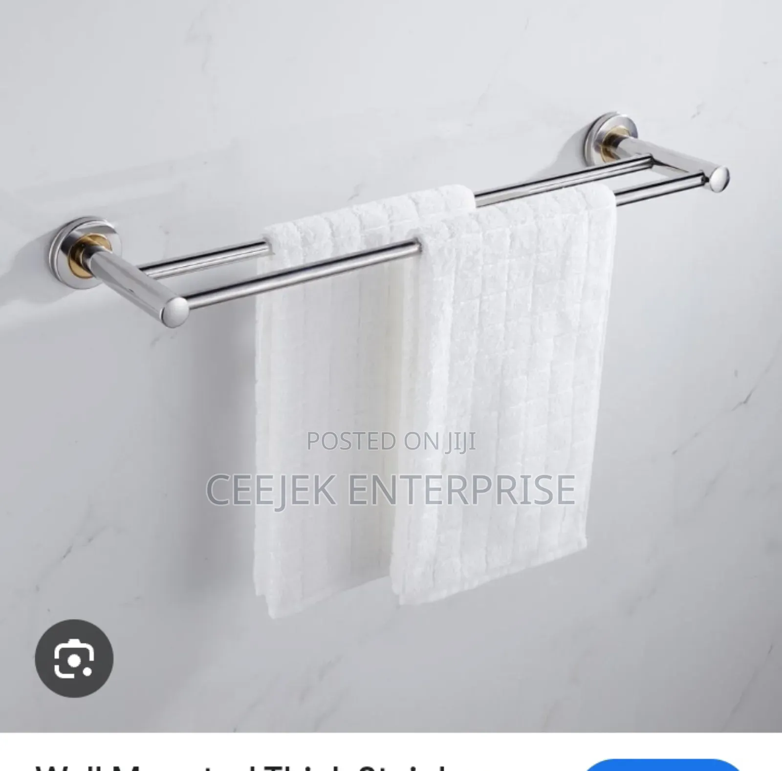 Double Stainless Towel Rack