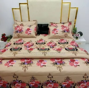 Beautiful Duvet Bedsheet and Pillowcase Set -100% Cotton