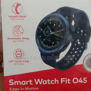 Itel Smart Watch Fit O45 Hd Display Waterproof Breathable Strap -