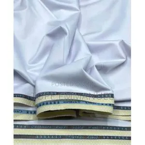 Quality White Italian 7star Cashmere Super Wool Senator Material 4 Ya