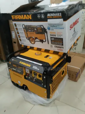 Firman Ac6000e2 Generator Kit - Switch Start, 15l Capacity, Powers Fri