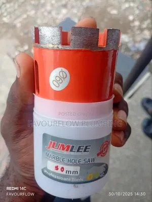 Jumlee 60mm Diamond-Coated Marble Hole Saw