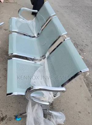 3 Seater Metal Imported Office Chair