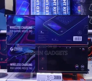 Porodo Gaming RGB Gaming Mouse Pad With 15w Fast Wireless Charger