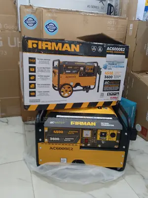 Firman Ac6000e2 Petrol Gen Abuja - Switch Start, Low Noise, Mobility W