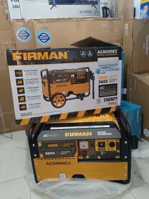Firman Ac6000e2 4kva Max Switch - 15l Fuel Tank, Quiet Operation, Home