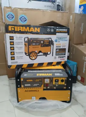 Original Firman Ac6000e2 3.5kva - Avr Stability, Low Consumption, Lago