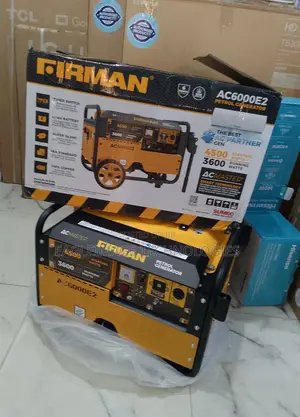 Firman Ac6000e2 3.5kva Low Noise Gen - 168cc Engine, Wheels, 1-Year Wa