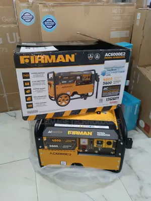 Firman Ac6000e2 3.5kva Gen Lagos - Copper Winding, Low Oil Shutdown, F
