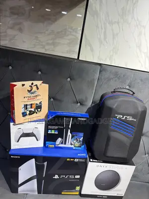 New Ps 5 Pro 2tb With Original Pad , 12 Installed Games , Bag