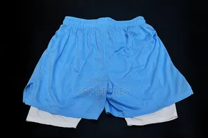Light Blue Colour Sp Short With Inner Tight