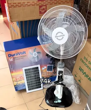 Duravolt 3in1 16inches Rechargeable Fan