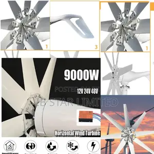 Fortress of Power: 9000w Turbine Achieve Total Energy Peace of Mind