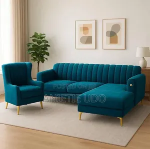 Super Executive Beautiful L Shaped Fabric Chair