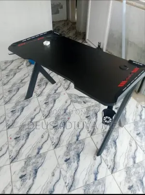 Gaming Table With RGB Light and Headset Holder