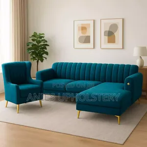Beutiful New Design Fabric L Shaped Chair