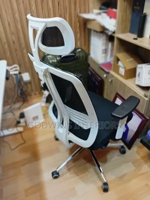 Ergonomic Mesh Office Chair With Headrest and Lumbar Support