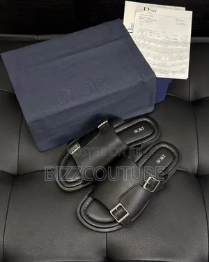 Original Dior Leather Sandals Available in Store