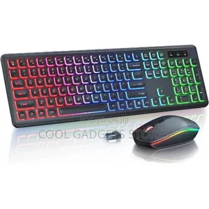Kl220 Bluetooth Wireless Keyboard and Mouse Combo With RGB Light