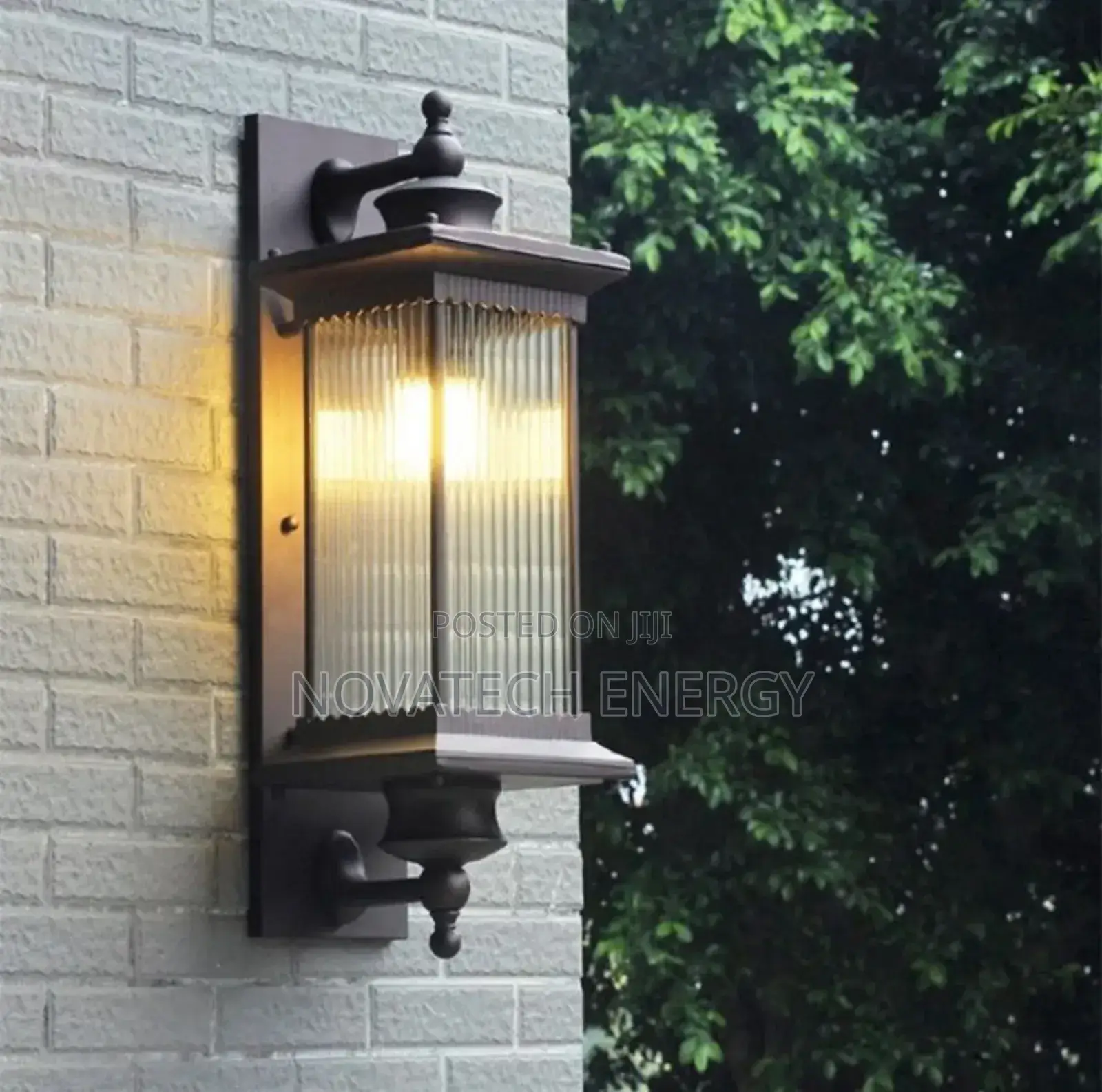 Gate Pillar, Outdoor Wall Lamp. Uses Bulb