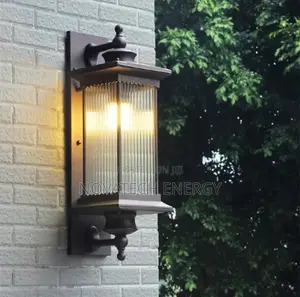 Gate Pillar, Outdoor Wall Lamp. Uses Bulb