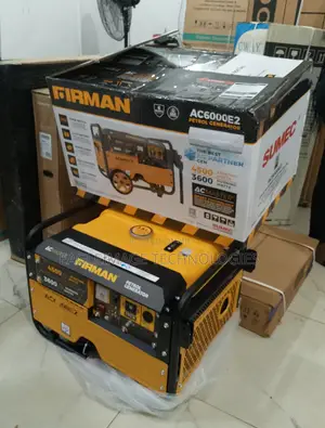 Reliable Sumec Firman Ac6000e2 Generator - Powers Ac, Fridge Lights,