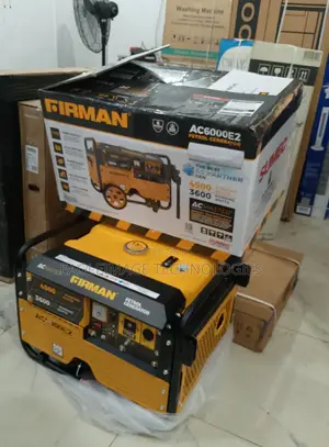 New Firman Ac6000e2 4.5kva Key Starter - Fuel Efficient, Up to 12 Hour