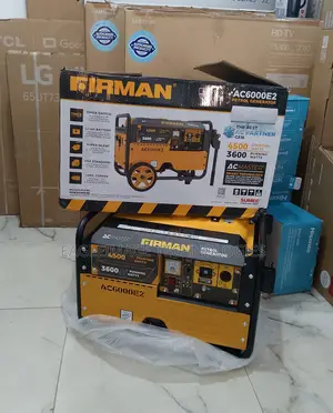 Sumec Firman Ac6000e2 Semi-Silent Generator - 100% Copper, Wheels For