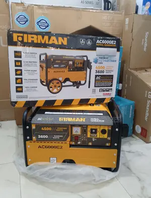 Heavy-Duty Firman Ac6000e2 Ac Master - 4.5kva Output, Timer Included