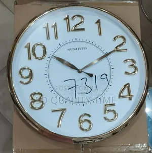 Sushito (Bold Number) Wall Clock