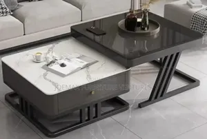 Glass Center Table 2in1.