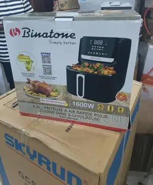 Binatone 6.5l Baf-6500 Air Fryer – Smart Oil-Free Cooker