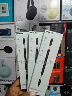 Green Lion 3-in-1 Stylus Pen With Touchscreen Compatibility Black Ink