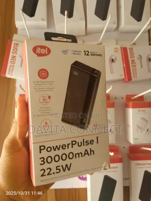 Itel Power Pulse I 30000mah Super Fast Power Bank