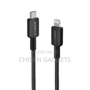 Anker 322 Usb C- To Lighting Cable (3ft Braided