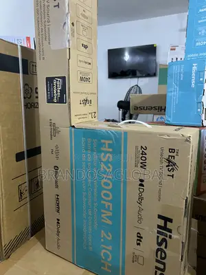 Hisense 240w Soundbar – Clear Sound With Punchy Bass Effect