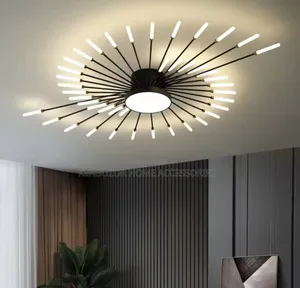 42 Hands Modern Led Fireworks Light Chandelier