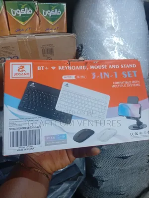 Bluetooth Keyboard and Mouse With Stand