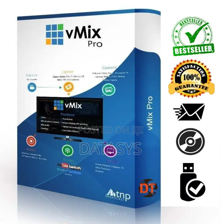 Vmix Pro V28– Multifunctional Modern Video Mixer