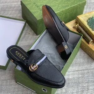 Original Gucci Leather Half Shoes