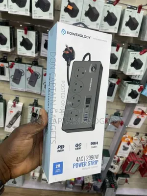Powerology 4ac 2990w Power Strip -