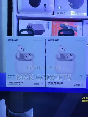 Green Lion True Wireless Earbuds 4 G1 - White