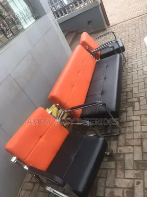 Standard Orange and Black Sofa Chair