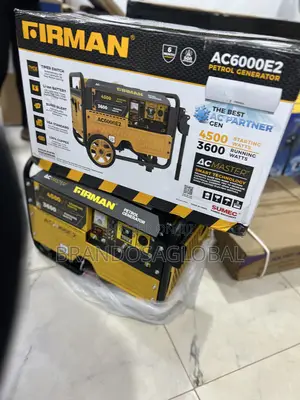 Firman 3.5kva Electric Start Generator – Ac6000e2 Model With Warranty