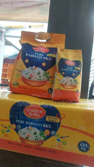 Khumb Golden Sella Pure Basmati Rice 4x5kg