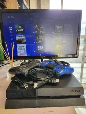 Clean Uk Ps4 Fat + 2 Pads + Fc25 Fc26 Bundle