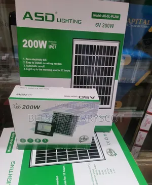 Asd 200w,6v  Solar Led Floodlights Available In Stock