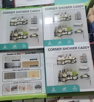 5-in-1 Multipurpose Bathroom/Toilet Corner Shelf